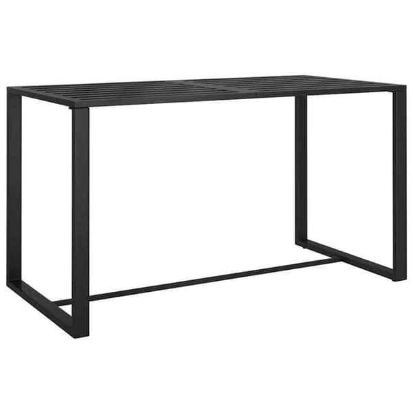 Havemøbler - EKSKLUSIVT HUS - Modulerbart - Antracit aluminium - 6 pladser - Polstrede puder antracit