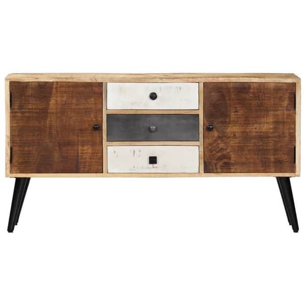 Buffet - Maison Exclusive - Massiv mango træ - 3 skuffer & 2 døre - 118 x 30 x 62 cm