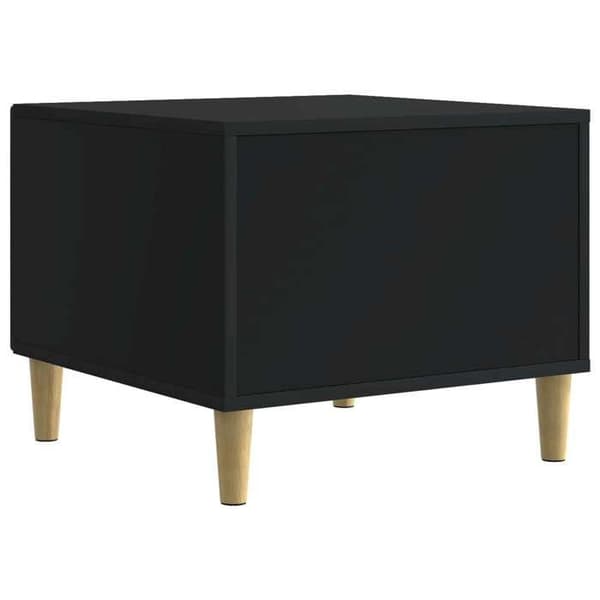 Maison Exclusive - Sort sofabord 50 x 49 x 40 cm Ingeniørtræ Svart