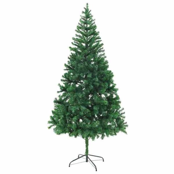 Kunstigt juletræ - EKSKLUSIV HUS - forudbelyst/bolde - 210 cm - 910 spidser - LED