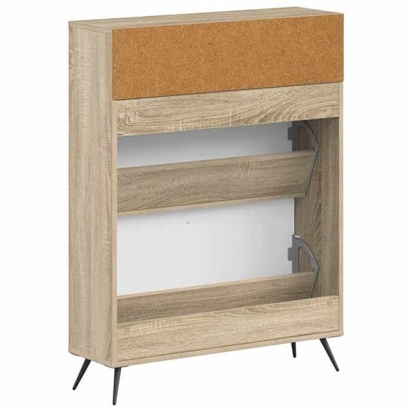 Maison Exclusive - Skoskab BREDA 78 x 24 x 103 cm Ingeniørtræ Ej specificerat
