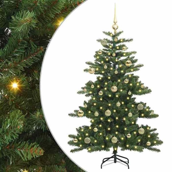Maison Exclusive - Kunstig Juletræ med Ledningsgrene Grøn 150 cm