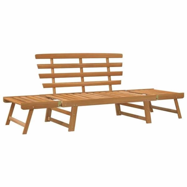 Maison Exclusive - 2-i-1 bænksæt 190 cm i solid akacietræ