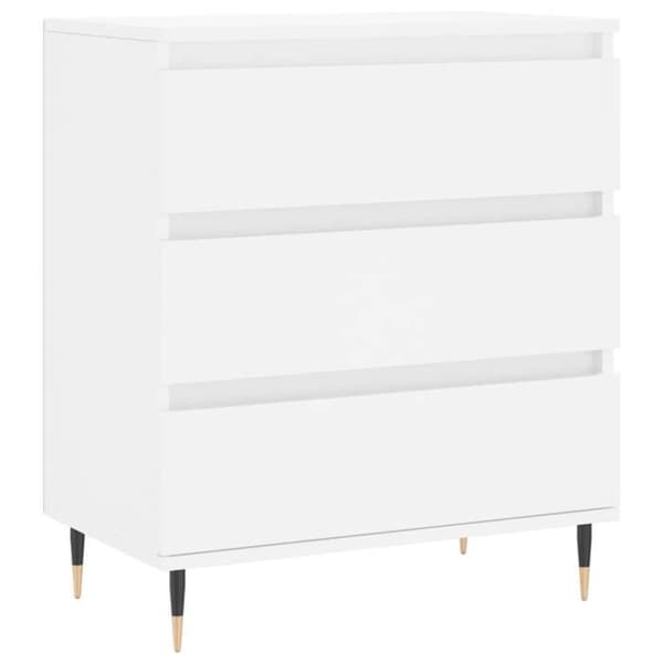 Maison Exclusive - Hvid Buffet 60x35x70 cm Ingeniørtræ