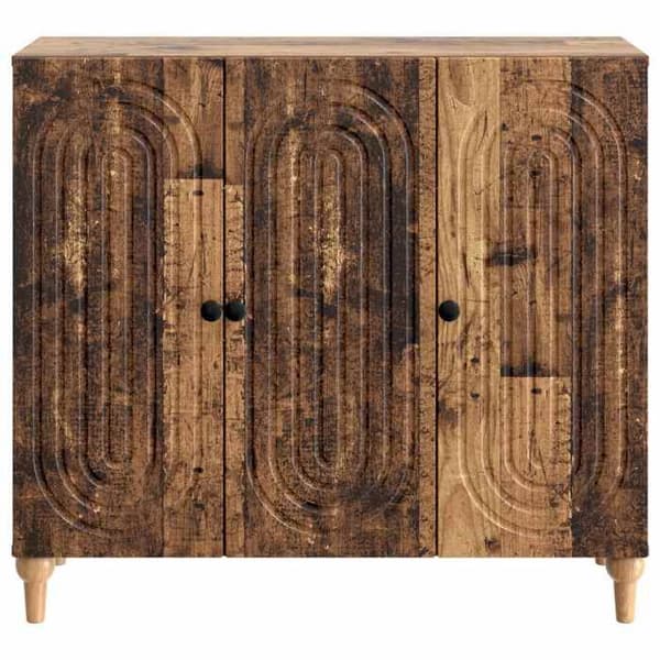 Maison Exclusive - Buffé i gammalt trä 89 x 34,5 x 80 cm Ingenjörsträ