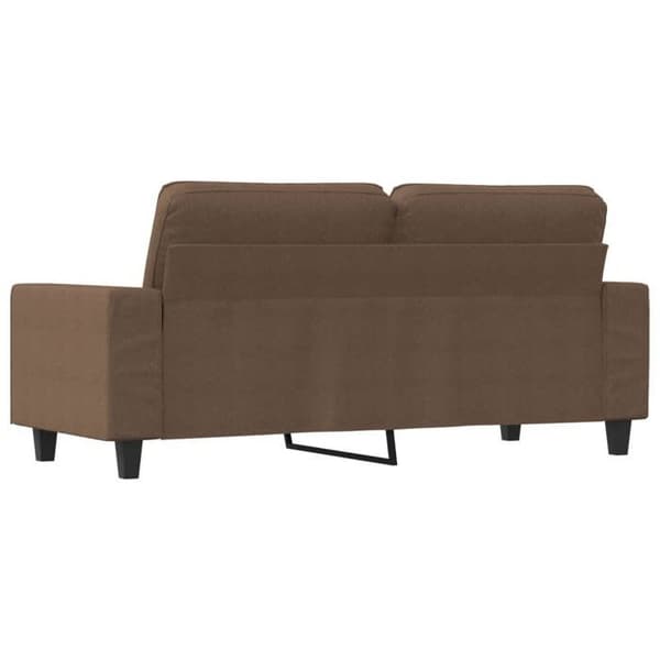 Maison Exclusive - Soffa 2-sits Brun 140 cm Tyg