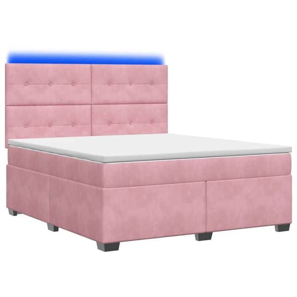 Maison Exclusive - Boxspring säng med madrass Rose 140 x 200 cm Sammet Ros