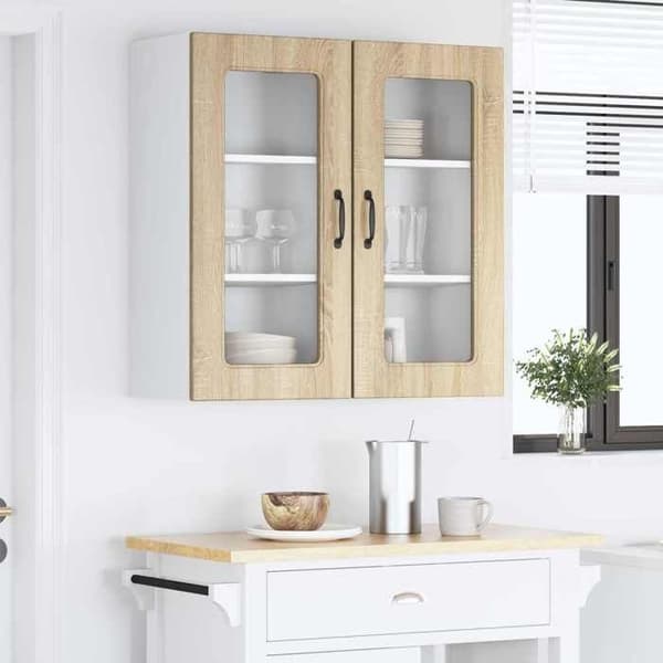 Maison Exclusive - Diskmaskinpanel Kalmar 2 st Ek Sonoma Sonoma ek