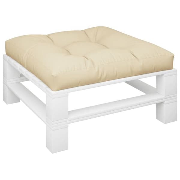 Maison Exclusive - Soffkudde palett beige 70x70x12 cm