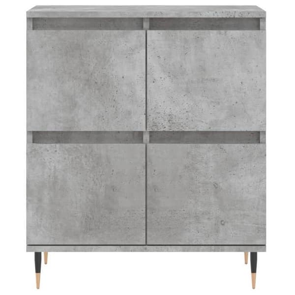 Maison Exclusive - Buffé Grå betong 60x35x70 cm Ingenjörsträ
