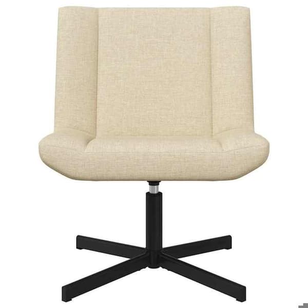 Maison Exclusive - Snurrstol Crème 63 x 75 x 76 cm tyg