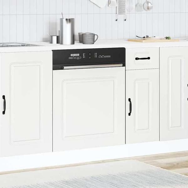 Maison Exclusive - Kalmar vit diskmaskinspanel 60x1,5x57 cm Vit