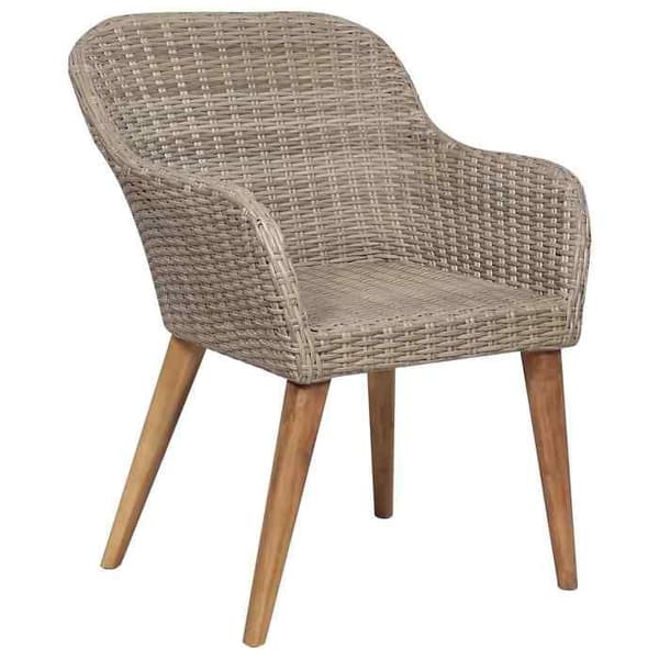 Maison Exclusive - Trädgårdsset 9 delar Brun brun