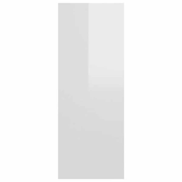 Maison Exclusive - Konsolbord vit glans 105x30x80 cm ingenjörsträ Vit