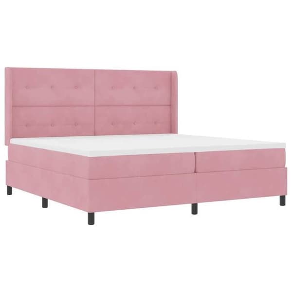 Maison Exclusive - Jousipatja ruusupäällysteellä 200 x 200 cm Sametti