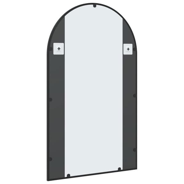 Maison Exclusive - Musta seinäpeili 60x100 cm rautakaari