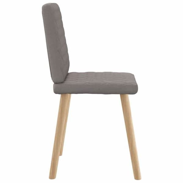 Maison Exclusive - Matstolar set om 4 taupe tyg