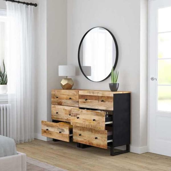 Maison Exclusive - 2 kpl buffetit 60x33x75 cm raakamangopuu