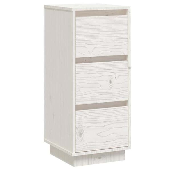 Maison Exclusive - Buffé Vit 32x34x75 cm Massivt furu
