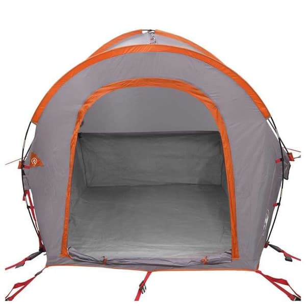 Maison Exclusive - Bil tält Grå och orange 2 personer Polyester och Stål
