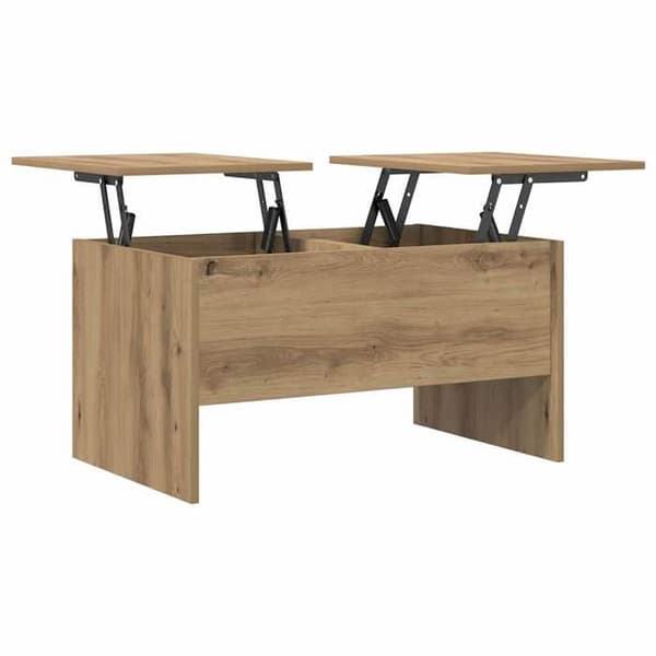 Soffbord - EXKLUSIV HEM - 102 x 50,5 x 46,5 cm - Ingenjörsträ - Rektangulär - Modern design Ek