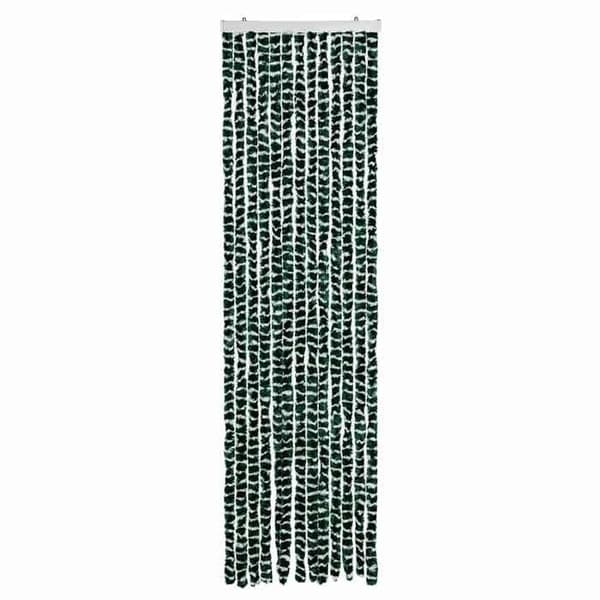 Maison Exclusive - Vihreä ja valkoinen hyttysverkko 56x200 cm chenille