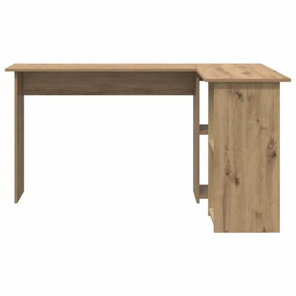 Maison Exclusive - Håndlavet Egetræ Kontor 142 x 102 x 73 cm Ingeniørtræ