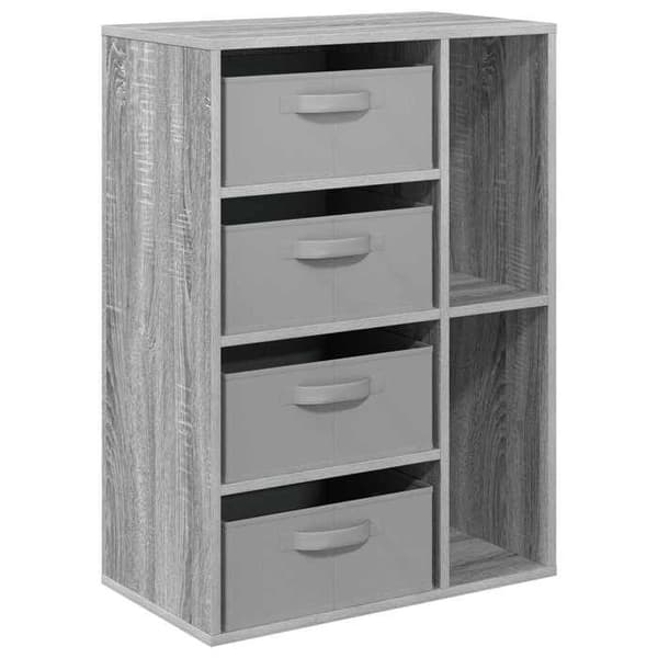 Maison Exclusive - Buffet Sonoma grå 60 x 33,5 x 84 cm