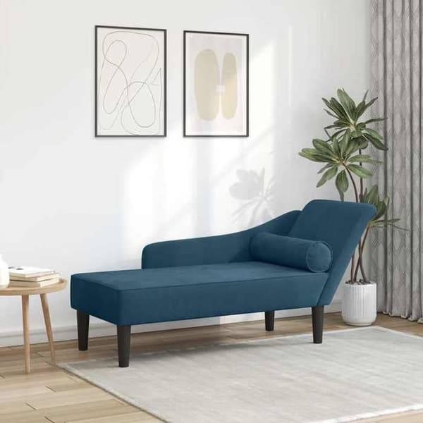 Maison Exclusive - Sengekøje med blå velourpuder