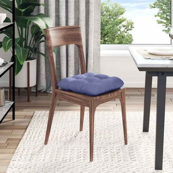 Sittkuddar - EXKLUSIVT HEM - 4 stycken - Denimblå - 45 x 45 x 12 cm - Polyesterfyllning denim blå