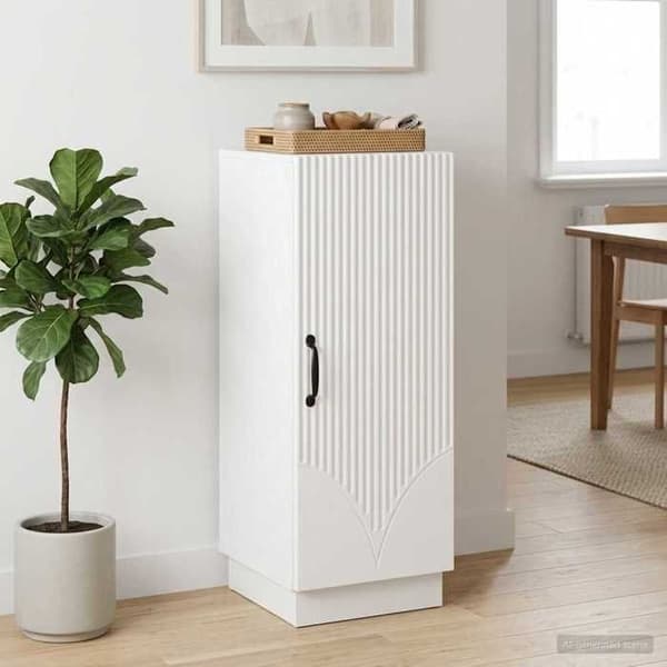Maison Exclusive - Buffet Hvid 33 x 34,5 x 87 cm Ingeniørtræ