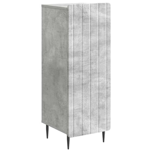 Maison Exclusive - Buffé Grå betong 34,5 x 33 x 92 cm Ingenjörsträ