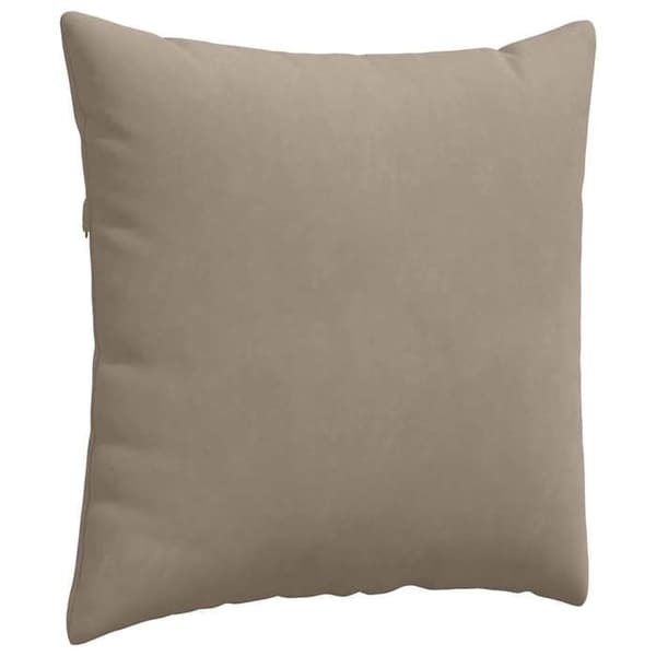Maison Exclusive - Soffkuddar 2 st tyg Taupe 60 x 60 cm Mol