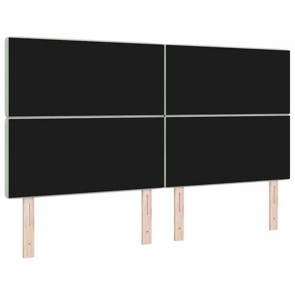 Maison Exclusive - Ljust grått sänggavel 180 cm Sammet