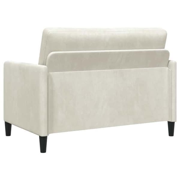 Maison Exclusive - Sofa med opbevaring Creme 122 x 78 x 87 cm Polyester