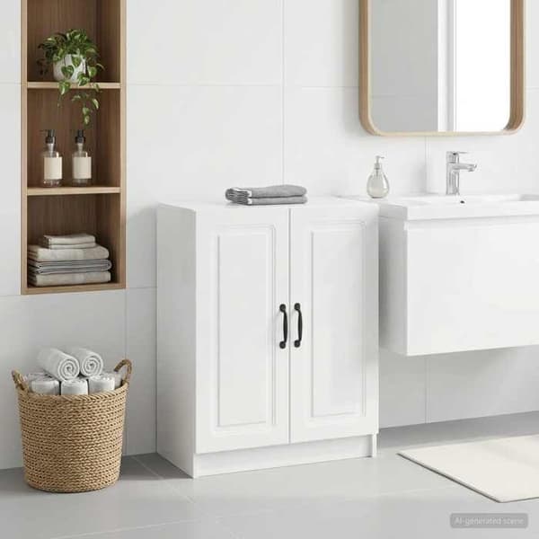 Maison Exclusive - Badeværelsesopbevaringsmøbel UTRECHT Hvid højglans
