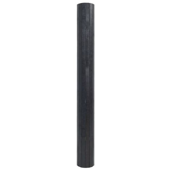 Maison Exclusive - Suorakulmainen harmaa matto 70x500 cm bambusta