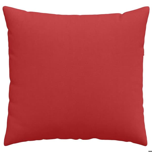 Soffkuddar - EXKLUSIV HEM - 50 x 50 cm - Röd - Polyester - Dragkedja (set om 2) Röd