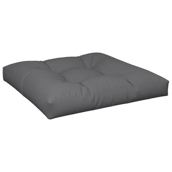 Maison Exclusive - Kudde av pall antracit 80x80x12 cm tyg