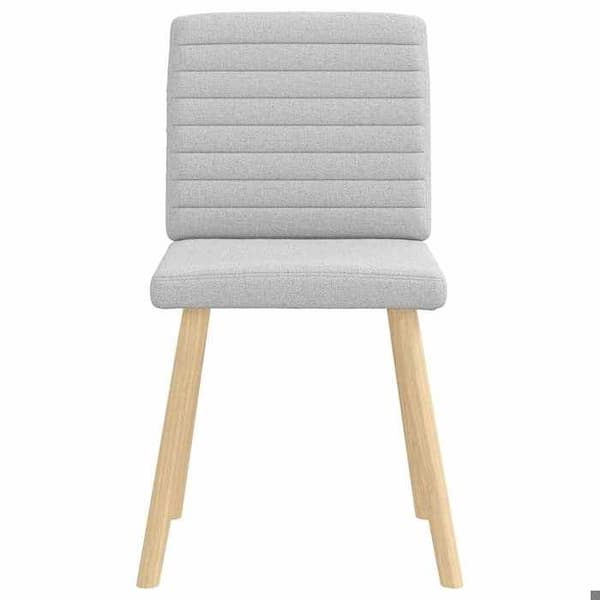 Maison Exclusive - Matstolar set om 2 grå moln tyg