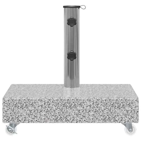 Maison Exclusive - Ljusgrå parasollfot 45x25x8,3 cm Granit