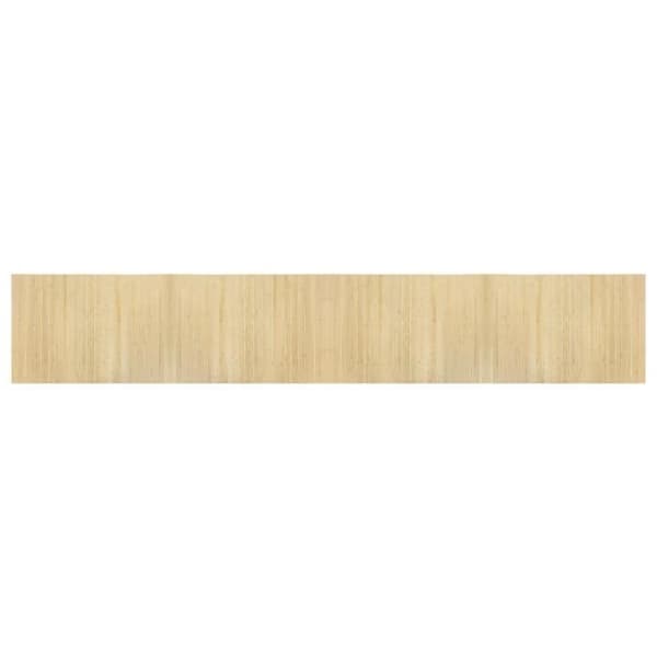 Maison Exclusive - Rektangulär matta i ljus natur 70x400 cm bambu