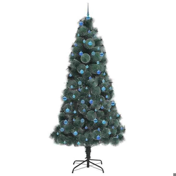 Kunstigt juletræ - EKSKLUSIV HUS - Forudbelyst - LED USB 5V - Holdbart PET - Elegant design