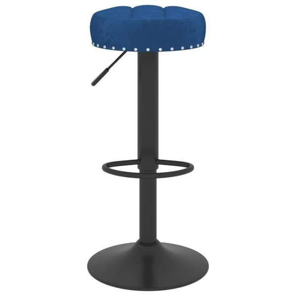 Maison Exclusive - Barstolar set om 2 blå sammet