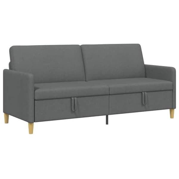 Maison Exclusive - Soffa med förvaring Mörkgrå 192 x 78 x 87 cm Polyester Mörkgrå