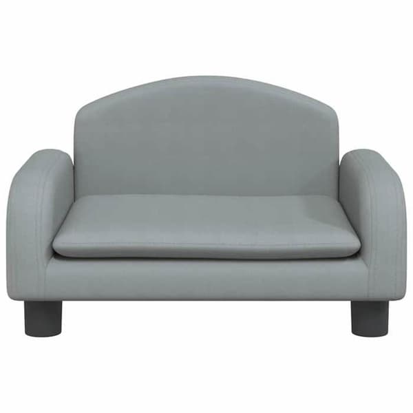 Maison Exclusive - Ljusgrå hundsäng 50x40x30 cm tyg ljusgrått