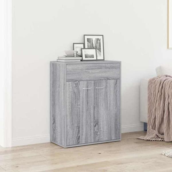 Maison Exclusive - Buffet Sonoma grå 60x30x75 cm Ingenjörsträ