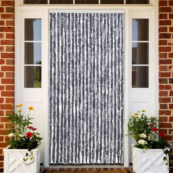 Maison Exclusive - Silvermyggnät 90x220 cm Chenille Silver