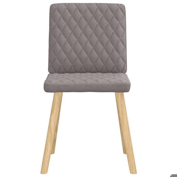 Maison Exclusive - Matstolar set om 4 taupe tyg