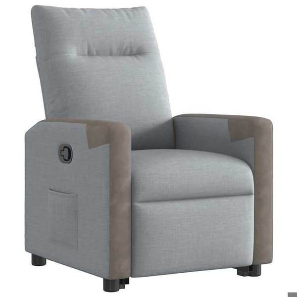 Maison Exclusive - Grå stof lænestol med recliner
